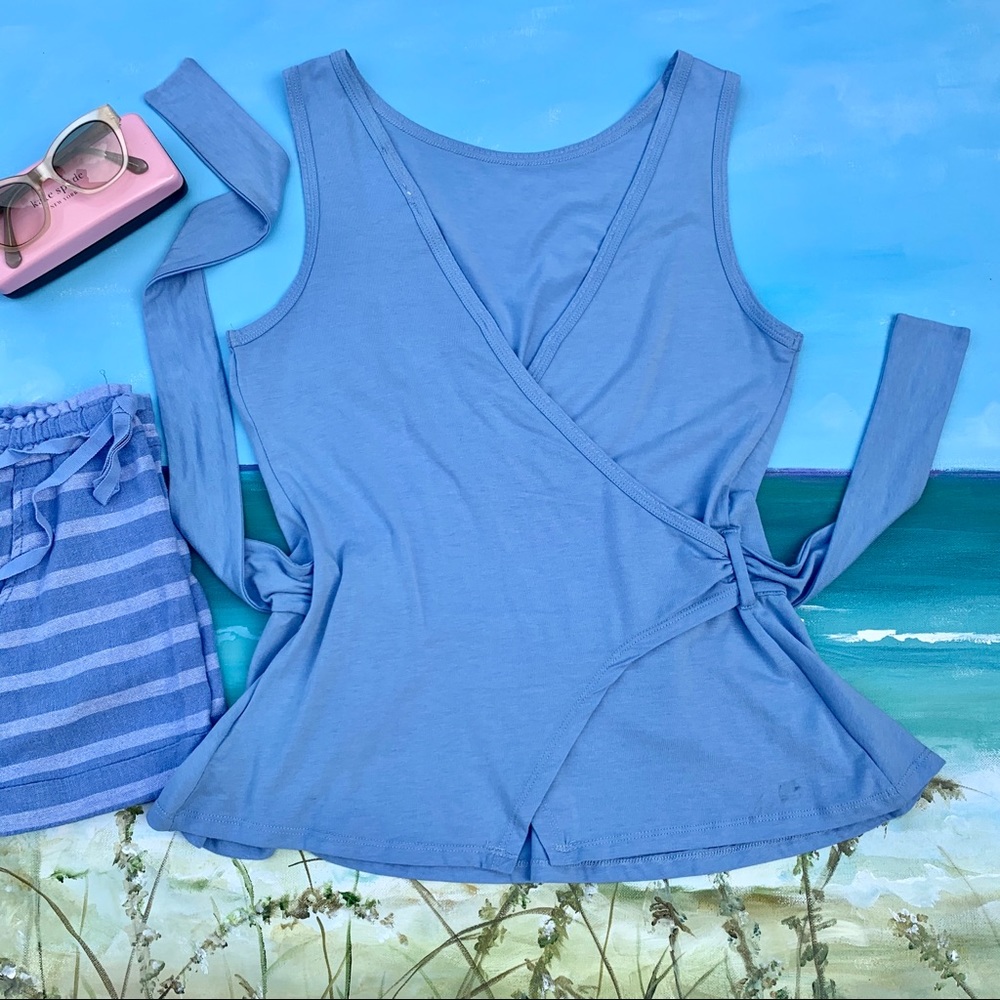 Anthropologie ett:twa Deep V-Back Top Size Small - Picture 6 of 15